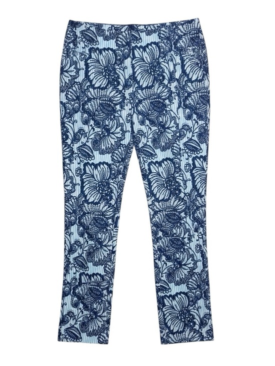 Lilly Pulitzer Pants - Lilly Pulitzer Luxletic Corso Pant Starlight Navy Proud as a Peacock Stripe Golf